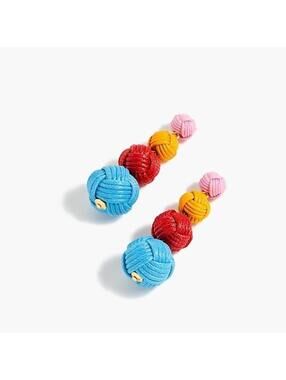 J.Crew Love Knot Drop Earrings